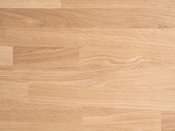 Round Tabletop Worktop Oak A/B, finger jointed lamellas, 26 mm, untreated